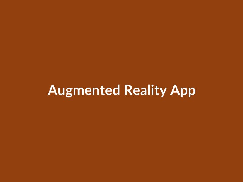 Augmented Reality App