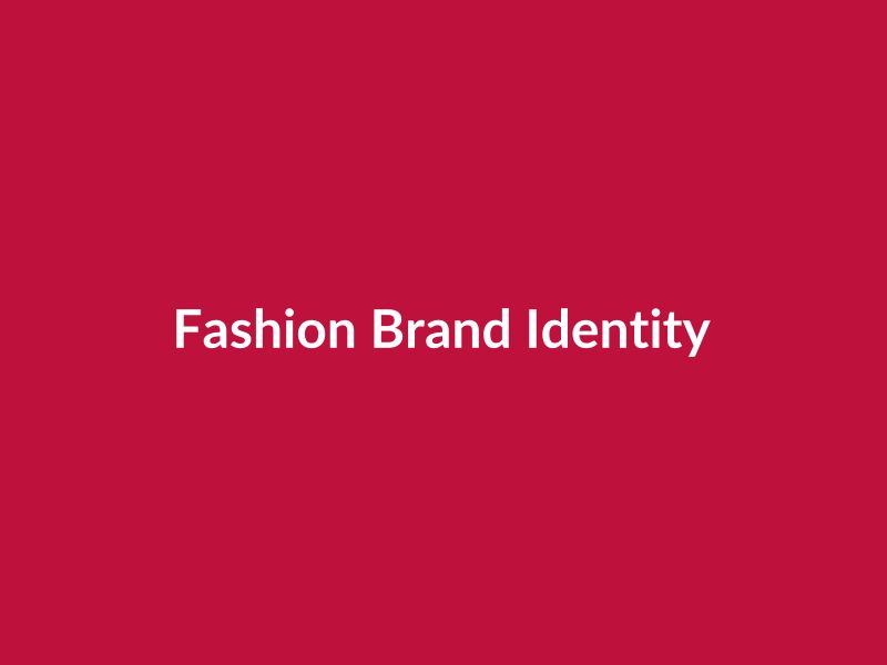 Fashion Brand Identity