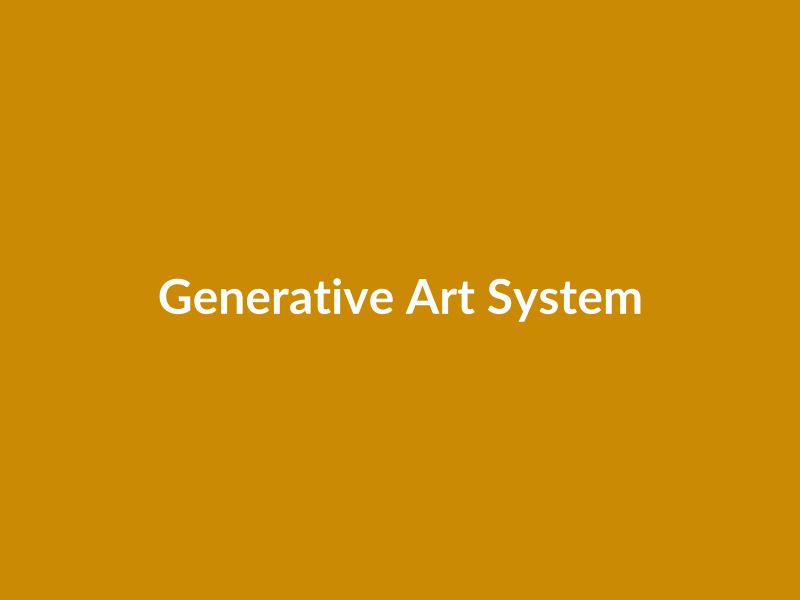 Generative Art System