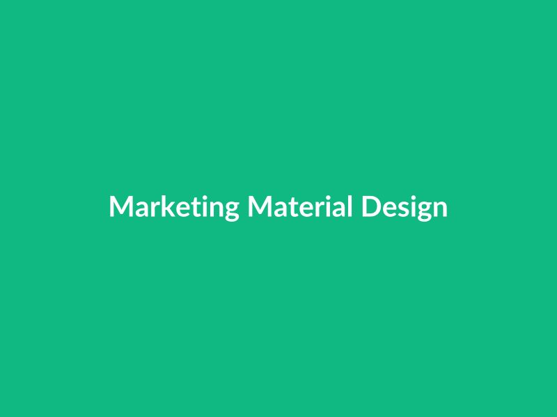 Marketing Material Design