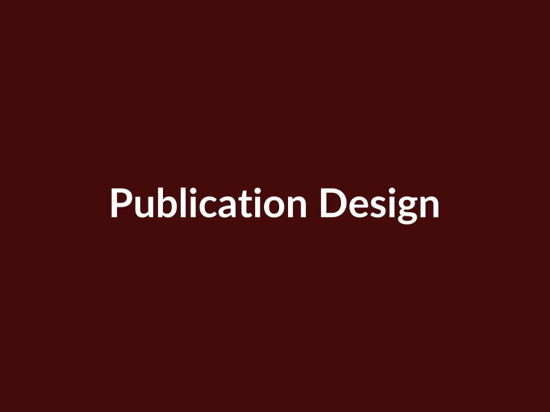 Publication Design